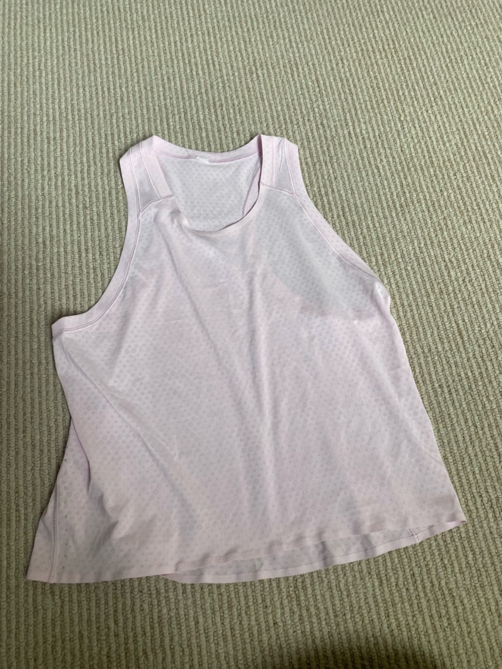 Light Pink Women's Performance Tank Top- Lulu Lemon